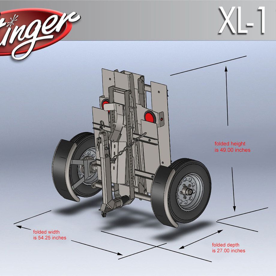 Stinger Folding Trailer - XL 112- Single Bike