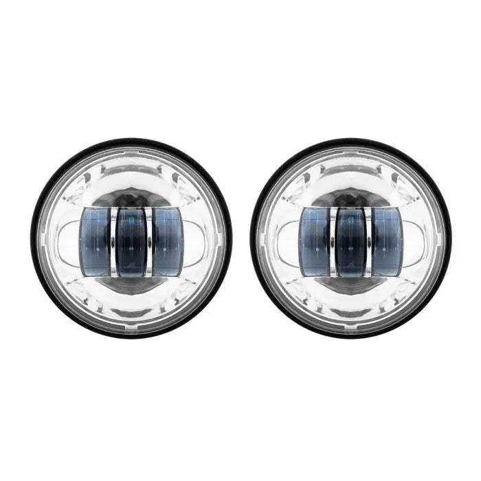 Hogworkz Harley® Chrome 4.5" LED Auxiliary Passing Lamps