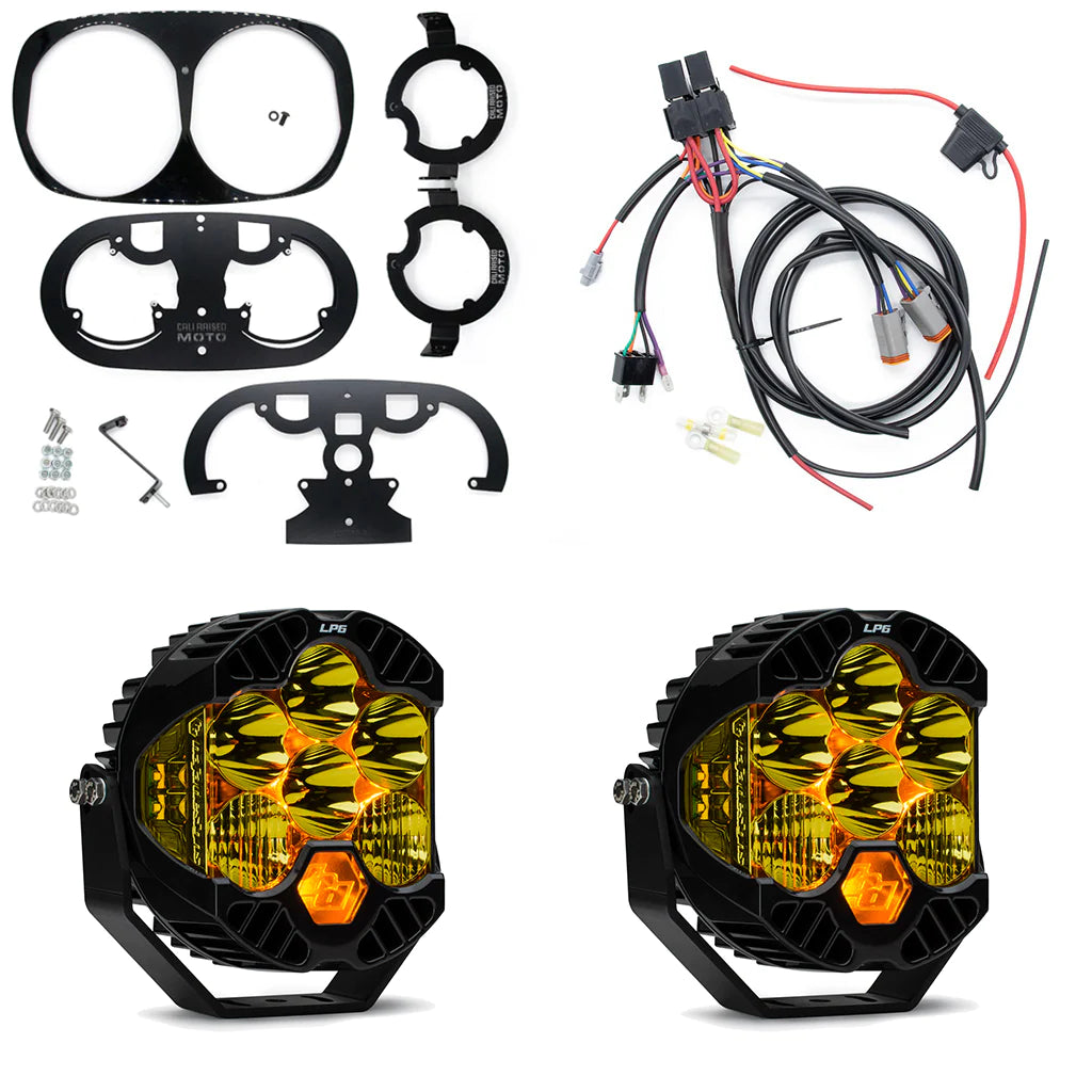BAJA DESIGNS LP6 LIGHTING KIT - Road Glide 98-13