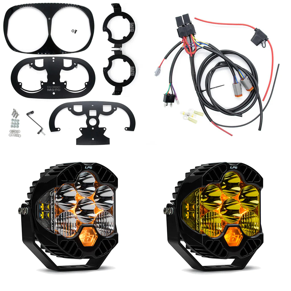 BAJA DESIGNS LP6 LIGHTING KIT - Road Glide 98-13