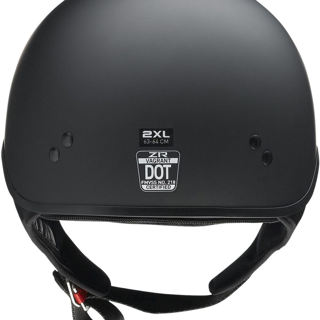 Z1R VAGRANT HELMET SOLID MATTE BLACK