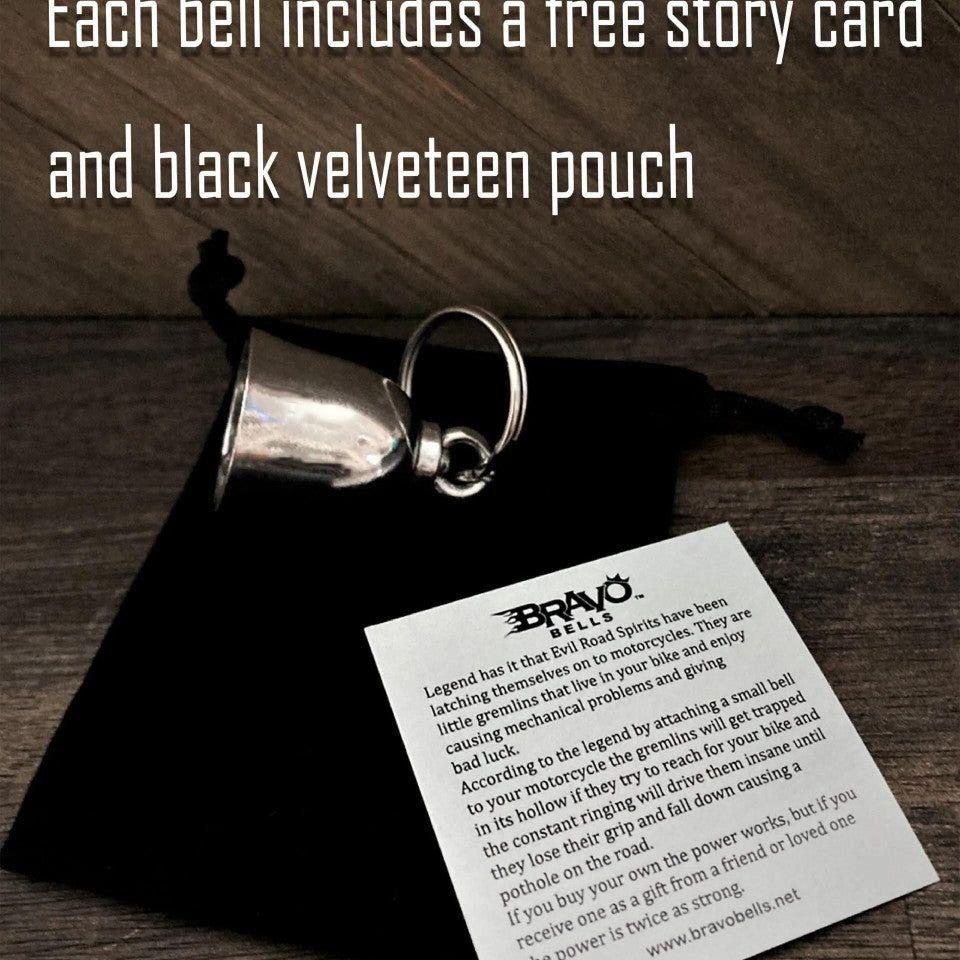 Old School Biker Skull Bell