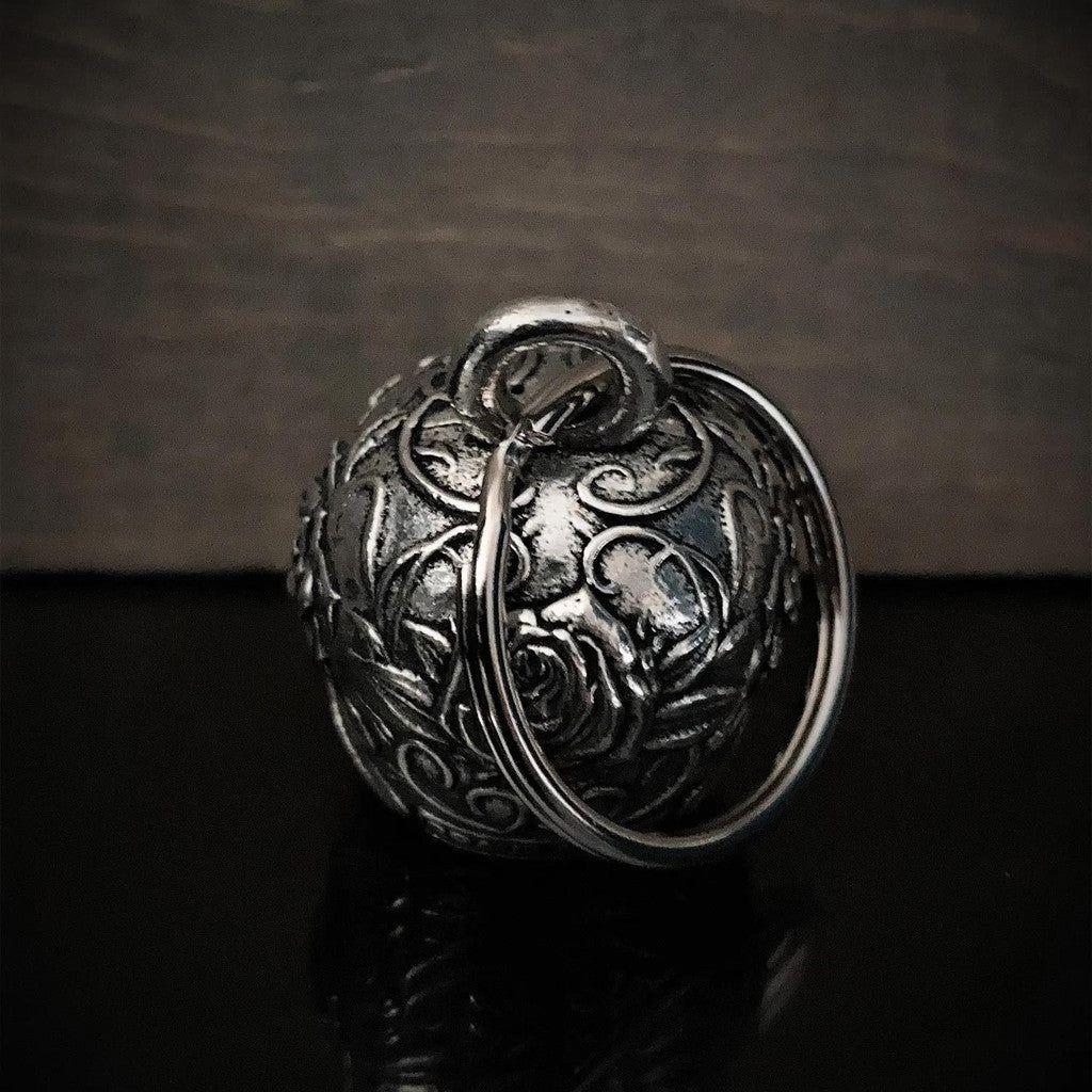 Rose Skull Diamond Bell