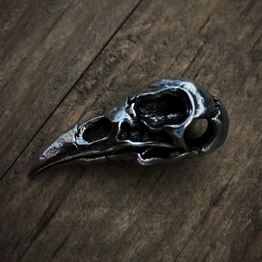 Raven skull Keychain