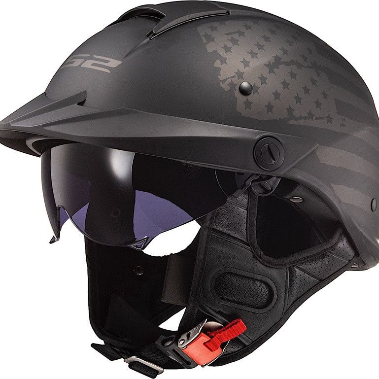 LS2 Rebellion 1812 Matte Black Helmet