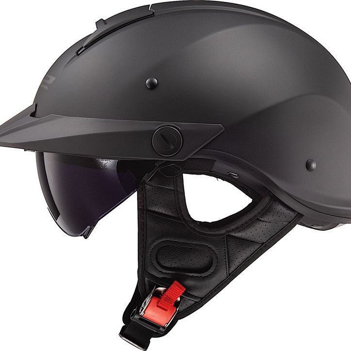 LS2 Rebellion Solid Matte Black Helmet
