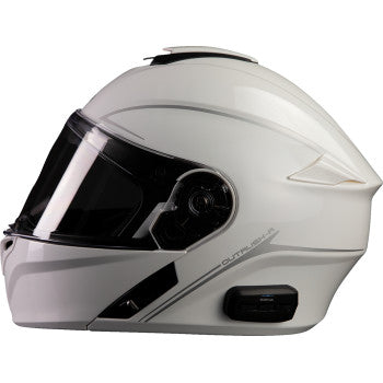 Sena Outrush R Modular Bluetooth Motorcycle Helmet - White