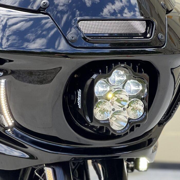 Custom Dynamics Shark Demon Headlight -Softail Low Rider 22-Newer