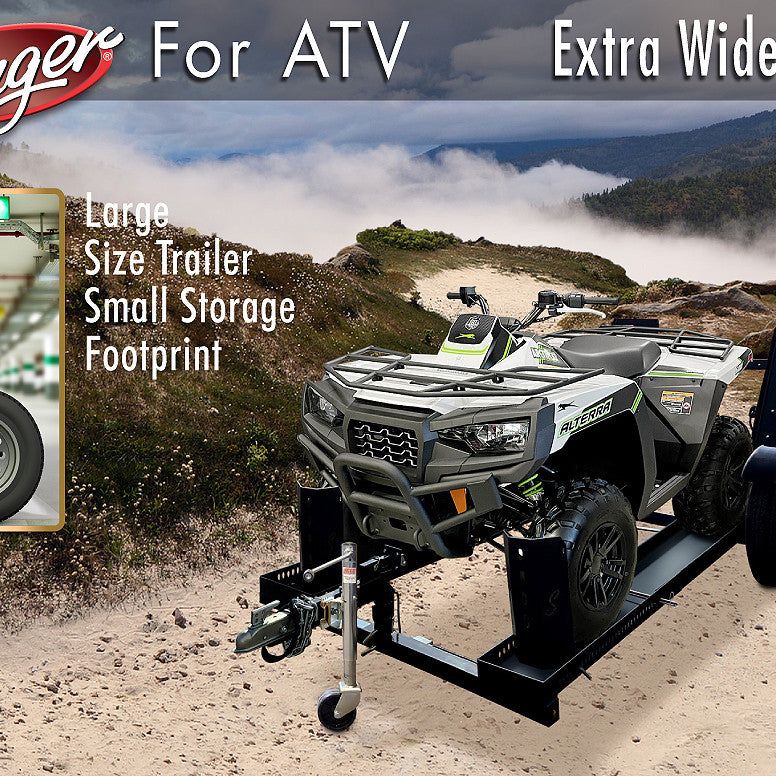 Stinger Folding Trailer - ATV / Golf Cart