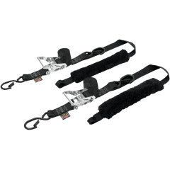 Ratchet Tie-Downs Blk w/sheepskin