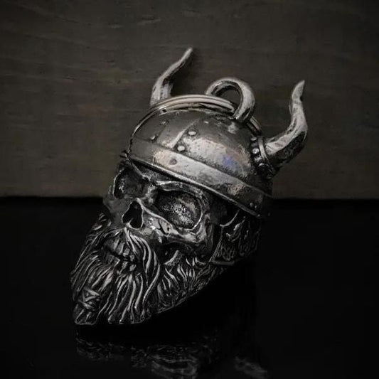 Viking Warrior Skull Bell