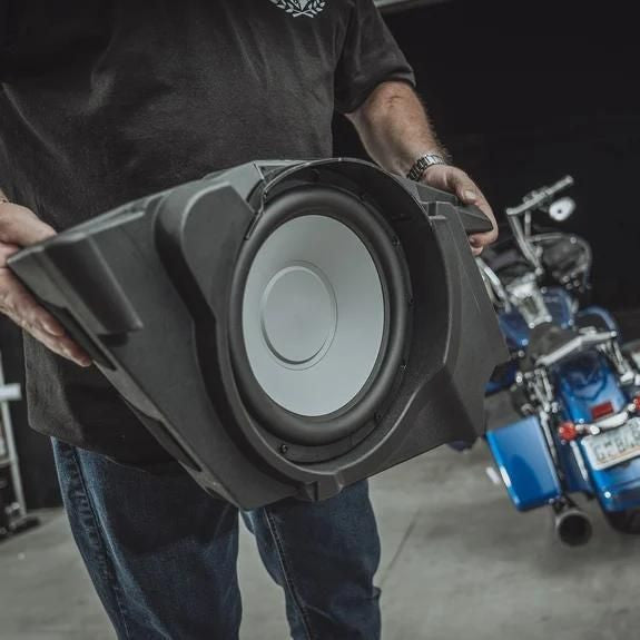 2014+ Harley-Davidson® Dual 10" Saddlebag Subwoofer Kit