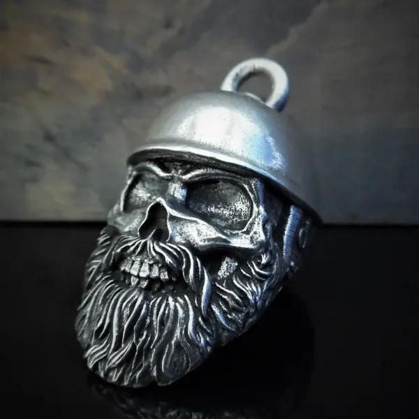 Helmet Skull Biker Bell